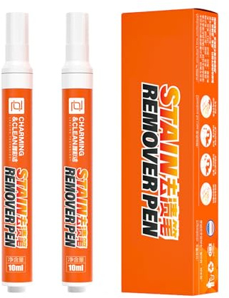 2 Pcs Instant Stain Remover Pens, Stain Remover Pen for Clothes, Multipurpose Wash Free Stains Removers Pens Travel Wash Quick Effect And Drying, Travel & Pocket Size