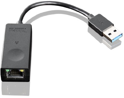 Lenovo 4X90E51405 USB Ethernet Adapter Black