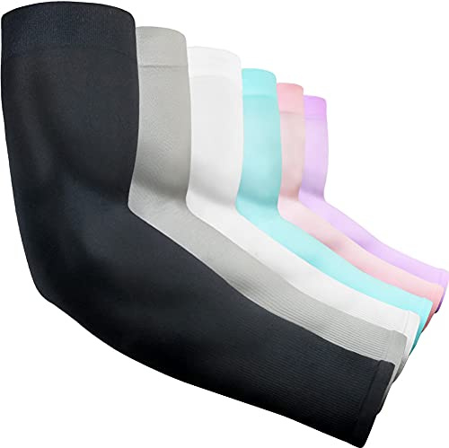 beister Manchon de Bras Homme & Femme, Anti-UV Protection UPF 50+ Manche Bras Refroidissement Antidérapants Manchette Gaming, Manchons Sport Compression Arm Sleeves pour Cyclisme,Running,etc.
