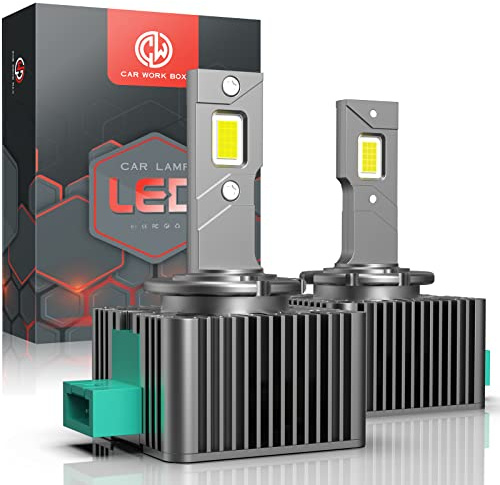 CAR WORK BOX D3S LED lampadina Per Auto, Sostituzione Per Lampadine HID Xenon, 60W 12000LM 6000K