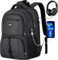 kadilong Laptop Rucksack Herren für Uni Arbeit Studium Arbeit,Schulrucksack Jungen Teenager 15.6 Zoll Rucksack Schule Schultasche Schulranzen Jungs mit USB für Wandern Reisen Camping