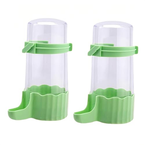 2 Pezzi Mangiatoia per Uccelli Automatica per Gabbia, 245 ml distributore d'acqua per uccelli, Dispenser Acqua Cibo per Uccelli per Pet Bird Parrot Pigeon Alimentazione Automatica Acqua Potabile