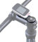 Qukaim Fahrradvorbau-Halterung für Polar M450/V650 GPS-Fahrradcomputer, 3,8 cm (1 1/8 Zoll), Aluminium, Kamera-Accory, Außenhalterung, Schwarz