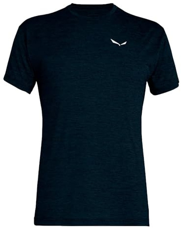 Salewa PUEZ Melange Dry M S/S Tee, M, Blueberry Melange