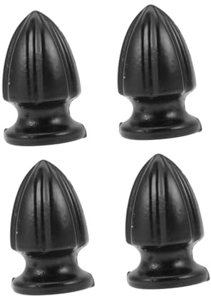 Mikikit 4 piezas Accesorios de Lámpara de Aluminio Tapas de Tornillo Metálicas Decorativas para Pantalla de Lámpara Embellecedores Resistentes Elegantes y Duraderos