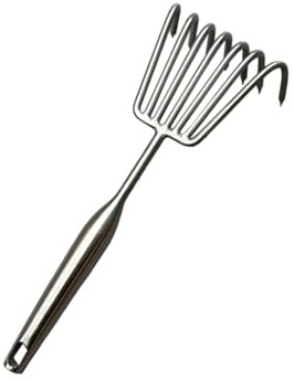 Sharplace Rastrillo de Garra, Rastrillo de Jardín, Rastrillo de Mano Multiusos de Acero Inoxidable con Mango Firme, Pequeño Cultivador para Plantar Y Quitar, S