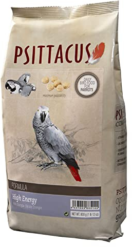 Psittacus Wartung-Feed High Energy 800 GR, 7.87 x 3.94 x 11.81 cm