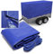 Wiltec Telone per carrello centinato 2075 x 1140 x 900 mm Telo per rimorchio leggero con centina