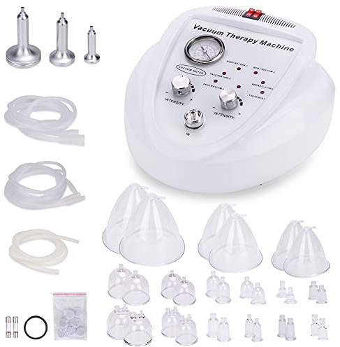Vacuum Body Massage Machine with 30 Cups and 3 Pumps, Electric Cupping Massager for Back Scraping, Vacuum Cupping Therapy Sets for Salon or Home Use