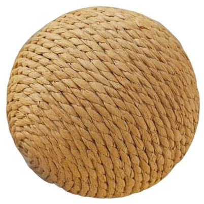Genérico Pelota Rascadora para Gatos: Natural Grande para, Pelota Sonajero Interactiva Rodante, Accesorio para Mascotas | Adecuado para Gato, Conejo, Cachorro, Tiempo De Juego En Casa