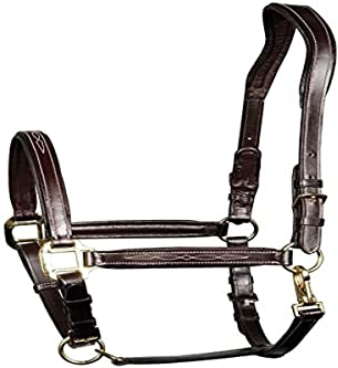 Harry's Horse Halster Leder, Supreme, Farbe:braun, Größe:Full