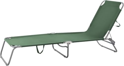 Creaciones Llopis Tumbona Hamaca Plegable para Exterior | Resistente y Ligera | Ideal para Playa, Jardín, Piscina y Camping | 188x55x24 cm | Disponible en Azul y Verde (Verde)