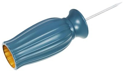 ＡＷＨＡＯ Vaso da Cimitero Vaso Commemorativo Tappo Impermeabile Rimovibile Vaso da Pavimento per Esterni Decorazione Tombale per Tomba da Giardino, Blu