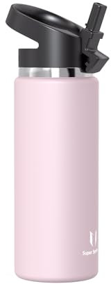Super Sparrow Borraccia Termica - 750ml - SwivelSip Inox Bottiglia - Senza BPA Borracce Termiche, Borraccia Ergonomica per Bambini, Scuola, Sportiva, Bici, Campeggio, Palestra