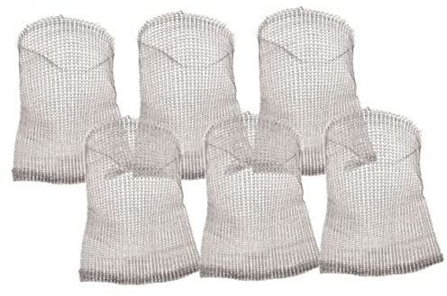 KONTONTY Rete Protettiva Per Radici Di Piante in Acciaio Inossidabile Cestini in Rete Per Giardinaggio Sacchetti Di Protezione Per Radici Di Fiori Accessori Per Giardinaggio