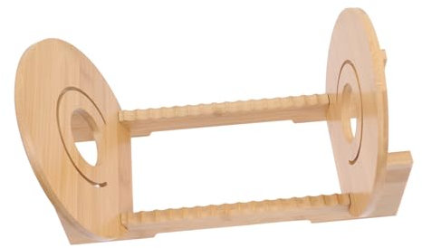 DIYEAH Porta Dischi in Vinile Portavinili in Legno Organizzatore Per Album Musicale Design Moderno e Classico Resistente e Durevole