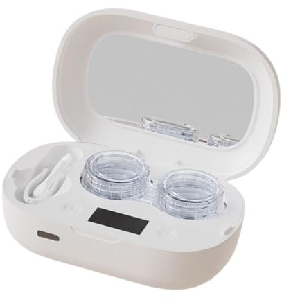 Máquina limpiadora de lentes de contacto, limpiador ultrasónico portátil de lentes de contacto, dispositivo portátil de limpieza de lentes, limpiadores de lentes de contactos eléctricos, limpiadores