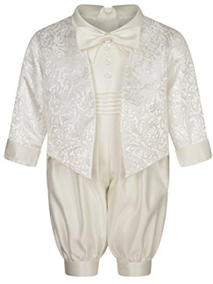 Vivaki Traje para Bautizo Lucas, Marfil, 9-12 Meses, Perfecto para Bautizos