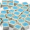 Unbekannt Mosaik Mini 5mm Keramik, 500 Stück, Pastelltürkis, WB05
