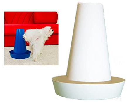 PIPPI Hundetoilette Hundepads Hundematten pflegeleichtes Hundeklo für drinnen und draußen Hunde WC für optimale Hundehygiene geruchlos Welpen Toilette Umweltfreundlich Maße 28x36 Weiß