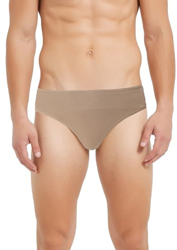 SPOFOR Dance Belt Men Thong Underwear Brief for Ballet and Cosplay, Male Dancewear Nude