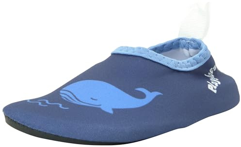 Playshoes Barfuß-Schuhe Unisex Kinder Wassersportschuh, Wal, 20/21 EU