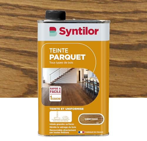 Syntilor - Teinte Parquet Chêne Foncé 1L