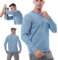 SNBGRYE Abbigliamento Antitaglio di Livello 5, Gilet Anti-Coltello Nascosto, Gilet Anti-Coltello di Protezione di Sicurezza Leggero Tattico Unisex, Leggero E Traspirante,Blue-XXL