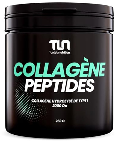 Collagène Peptan® | Peptides de Collagène de Type 1 | Articulations Souples & Os Protégés | 2000 Daltons | Peau Ferme, Lisse et Hydratée | Filière 100% Française | 250g de Poudre au Goût Neutre | TLN