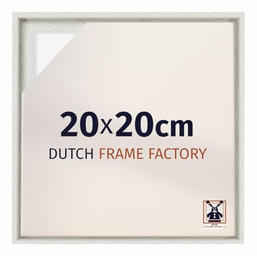 Dutch Frame Factory - Cornice a cassetta per tela - White Wash - Compatibile con telaio - MDF - Lausanne