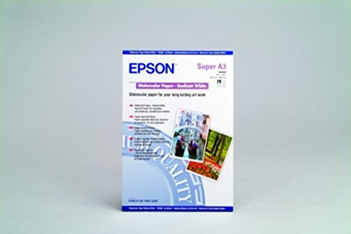 Epson - Watercolour paper - radiant white - A3 plus (329 x 483 mm) - 188 g/m2 - 20 sheet(s)