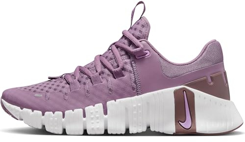 Nike Women's Free Metcon 5 Gymnastics Shoes, Violet Dust/Rush Fuchsia-Plum Eclipse, 6.5