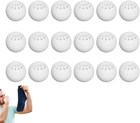 18 Boules Désodorisantes Pour Chaussures, Désodorisants Pour Chaussures, Boules Désodorisantes Pour Chaussures, Désodorisant Réutilisable Pour Chaussures De Sport Pour Les Baskets, Les Casiers