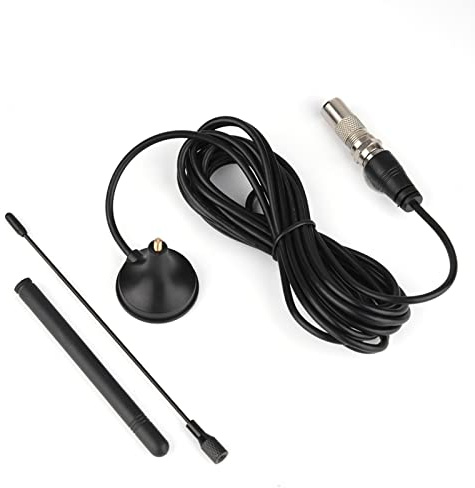 BONKZEBU Professionell TV-Antenn med Dubbla Inomhusantenner för ATSC/-t -2/ISDB-signaler, 50 Mils Räckviddsmottagning, Idealisk för Sovrum, Kök, Husvagn, Fartyg, Miniportabel Antenn