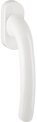 HOPPE 8106700 Fenstergriff Tokyo, VK 7 x 32 mm, Rastung, Aluminium weiß