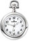 Dugena Damen-Taschenuhr 4460502 Lepine, Quarzwerk, weißes Zifferblatt, Edelstahlgehäuse, mit Acrylglas und arabischen Ziffern, inklusive Kette, 24,5 mm