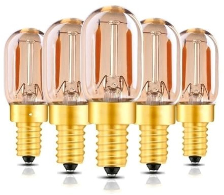 Fengyan Hemglödlampor 6PCS T22 1W LED-lampa 12V 24V LED COB-filament Bub E12 E14 DC AC 12V Candle Vintage Dekoration Nattlampor for rum Hushållslampa (Storlek : 1W E14 12V 24V)