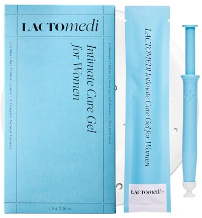 LACTOMEDI Intimate Care Gel | Supports Healthy Vaginal Flora with Probiotics | pH Balance | Soothes Discomfort Caused by Dryness, Itchiness, and Odor | Dermatologically Tested | 1Box x 20pcs