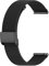 Generic Metallarmband Kompatibel mit Withings ScanWatch 2 38mm Armbänder, 18mm Metall Ersatzarmband Mesh Gewebte Edelstahl Armband Uhrenarmband für Withings ScanWatch 2 38mm, Schwarz