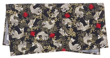 Hemobllo Paño de Algodón Japonés Tradicional Furoshiki para Envolver Almuerzo Estilo Asiático Decorativo para Embalaje y Uso Diario