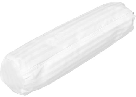Cabilock Funda de Cojín Cilíndrica de Tela Ligera y Portátil para Almohada Lumbar y Cervical, Adecuado para Sofá y Estudio de Yoga con Diseño Minimalista