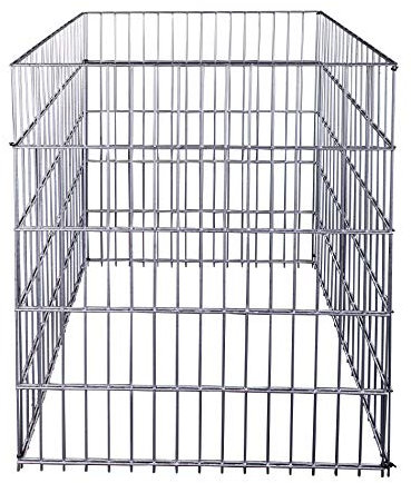 Sia - Compostiera in metallo XXL, capacità di riempimento di 720 litri