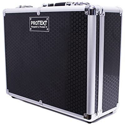 Protekt Universal Utility Flight Case CPFM Plus Series Pick and Fit diced Foam Briefcase, Storage Case for Lighting Controllers, Small DJ Controllers, Cables, Audio Equipment and More