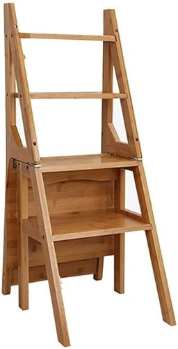 4 nivåer multifunktionell trästege pall stol för vuxna bärbar stegstege sko bänk blomställ inomhus kök badrumsmöbler