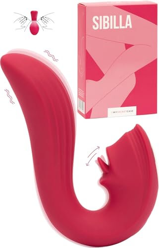 MySecretCase Vagina und Klitoris Sex Vibration für Frauen - Sexspielzeug, Solo Frau und die Paare, Leise Auflege Vibrator Sextoy, Erotisches Stimulator fur Sie, Damen Sexspielzeuge Sextoys Vibratoren