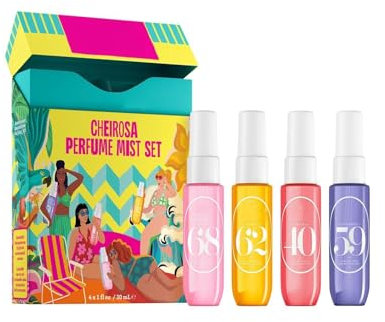 Nebel und Streichholz Haar & Körper Parfüm-Bundle enthält 4 30ml Cheirosa Parfums, verschiedene Düfte, Eau De Parfum, Geschenkset für Frauen (4pcs, Bambus) (4pcs)