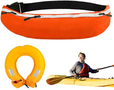 Cintura per gilet da vita – Cinture da nuoto per adulti galleggianti | Dispositivo di galleggiamento ergonomico leggero | Giacca a gilet con cinturino all'inguine unisex tasca interna per paddle