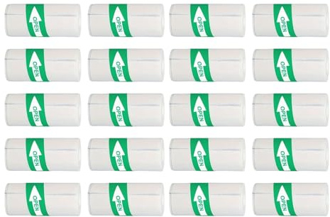 KAHDGSS Étiquettes Autocollantes Thermiques pour Imprimantes De Poche 57 Mm X 25 Mm 20 Rouleaux De Papier Colorés/Blancs Imperméables pour L'artisanat Et L'usage Domestique