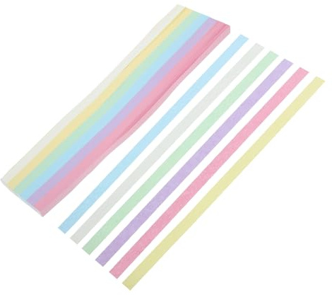 UKCOCO 540 Tiras de Papel de Origami Papel de Origami para Manualidades en Colores Pastel Degradados para Bricolaje Álbum de Recortes Paquete de 540 Unidades