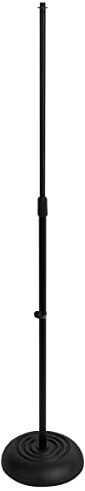 On Stage Stands MS7201B Round Base Microphone Stand - Black